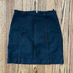 Free People | Modern Femme Denim Mini | Black